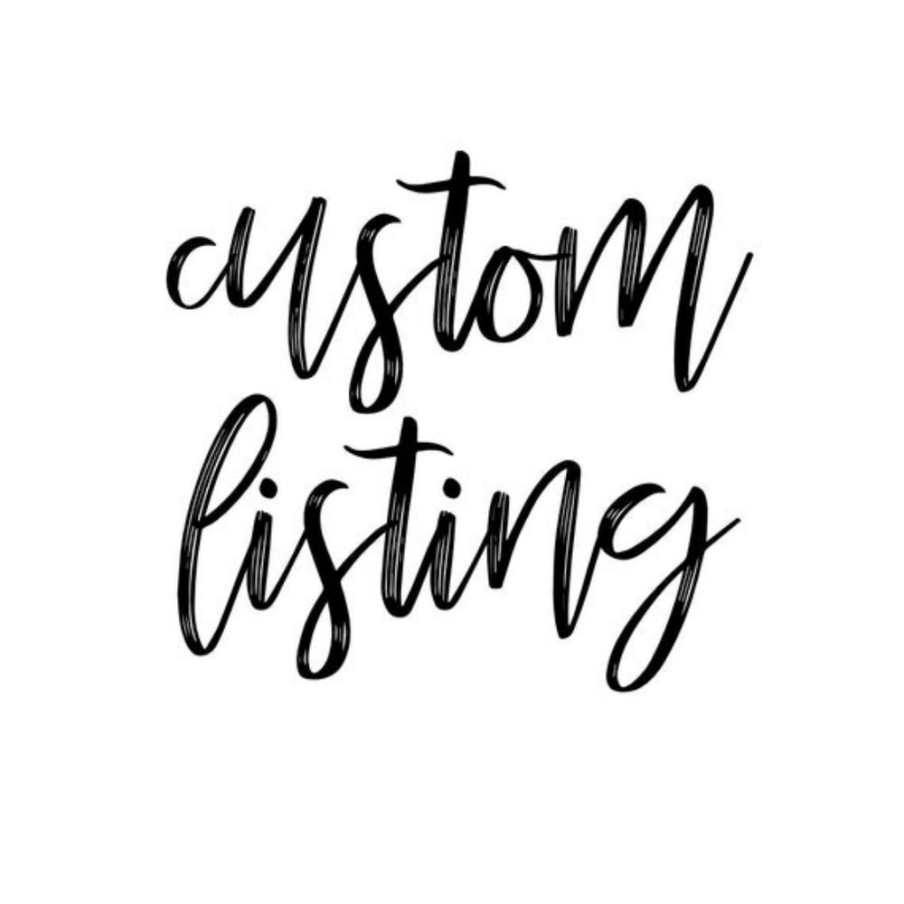 Custom listing for @beckyjeanrjp!